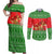 Amazing Mushroom Christmas Yall Christmas Couples Matching Off Shoulder Maxi Dress and Long Sleeve Button Shirt Xmas Holiday Patterns - Wonder Print Shop
