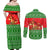 Amazing Mushroom Christmas Yall Christmas Couples Matching Off Shoulder Maxi Dress and Long Sleeve Button Shirt Xmas Holiday Patterns - Wonder Print Shop