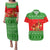 Amazing Mushroom Christmas Yall Christmas Couples Matching Puletasi and Hawaiian Shirt Xmas Holiday Patterns - Wonder Print Shop