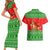 Amazing Mushroom Christmas Yall Christmas Couples Matching Short Sleeve Bodycon Dress and Hawaiian Shirt Xmas Holiday Patterns - Wonder Print Shop