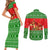 Amazing Mushroom Christmas Yall Christmas Couples Matching Short Sleeve Bodycon Dress and Long Sleeve Button Shirt Xmas Holiday Patterns - Wonder Print Shop