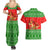 Amazing Mushroom Christmas Yall Christmas Couples Matching Summer Maxi Dress and Hawaiian Shirt Xmas Holiday Patterns - Wonder Print Shop