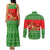 Amazing Mushroom Christmas Yall Christmas Couples Matching Tank Maxi Dress and Long Sleeve Button Shirt Xmas Holiday Patterns - Wonder Print Shop