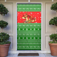 Amazing Mushroom Christmas Yall Christmas Door Cover Xmas Holiday Patterns - Wonder Print Shop