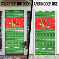 Amazing Mushroom Christmas Yall Christmas Door Cover Xmas Holiday Patterns - Wonder Print Shop