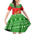 Amazing Mushroom Christmas Yall Christmas Family Matching Off Shoulder Short Dress and Hawaiian Shirt Xmas Holiday Patterns - Wonder Print Shop