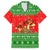 Amazing Mushroom Christmas Yall Christmas Family Matching Off Shoulder Short Dress and Hawaiian Shirt Xmas Holiday Patterns - Wonder Print Shop