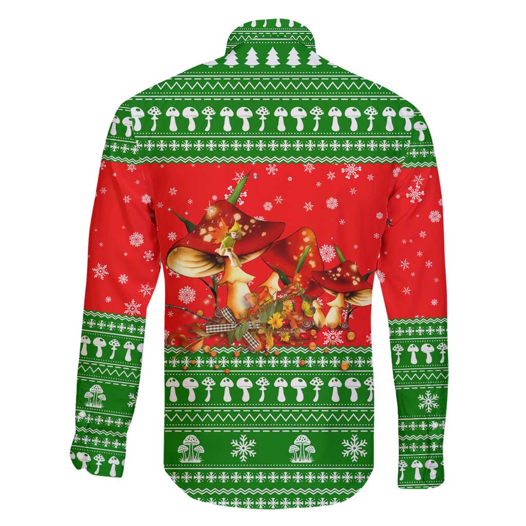 Amazing Mushroom Christmas Yall Christmas Family Matching Puletasi and Hawaiian Shirt Xmas Holiday Patterns - Wonder Print Shop