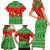 Amazing Mushroom Christmas Yall Christmas Family Matching Short Sleeve Bodycon Dress and Hawaiian Shirt Xmas Holiday Patterns - Wonder Print Shop