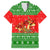 Amazing Mushroom Christmas Yall Christmas Family Matching Short Sleeve Bodycon Dress and Hawaiian Shirt Xmas Holiday Patterns - Wonder Print Shop