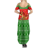 Amazing Mushroom Christmas Yall Christmas Family Matching Summer Maxi Dress and Hawaiian Shirt Xmas Holiday Patterns - Wonder Print Shop