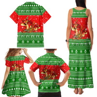 Amazing Mushroom Christmas Yall Christmas Family Matching Tank Maxi Dress and Hawaiian Shirt Xmas Holiday Patterns - Wonder Print Shop