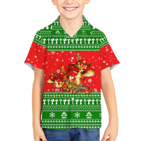 Amazing Mushroom Christmas Yall Christmas Family Matching Tank Maxi Dress and Hawaiian Shirt Xmas Holiday Patterns - Wonder Print Shop