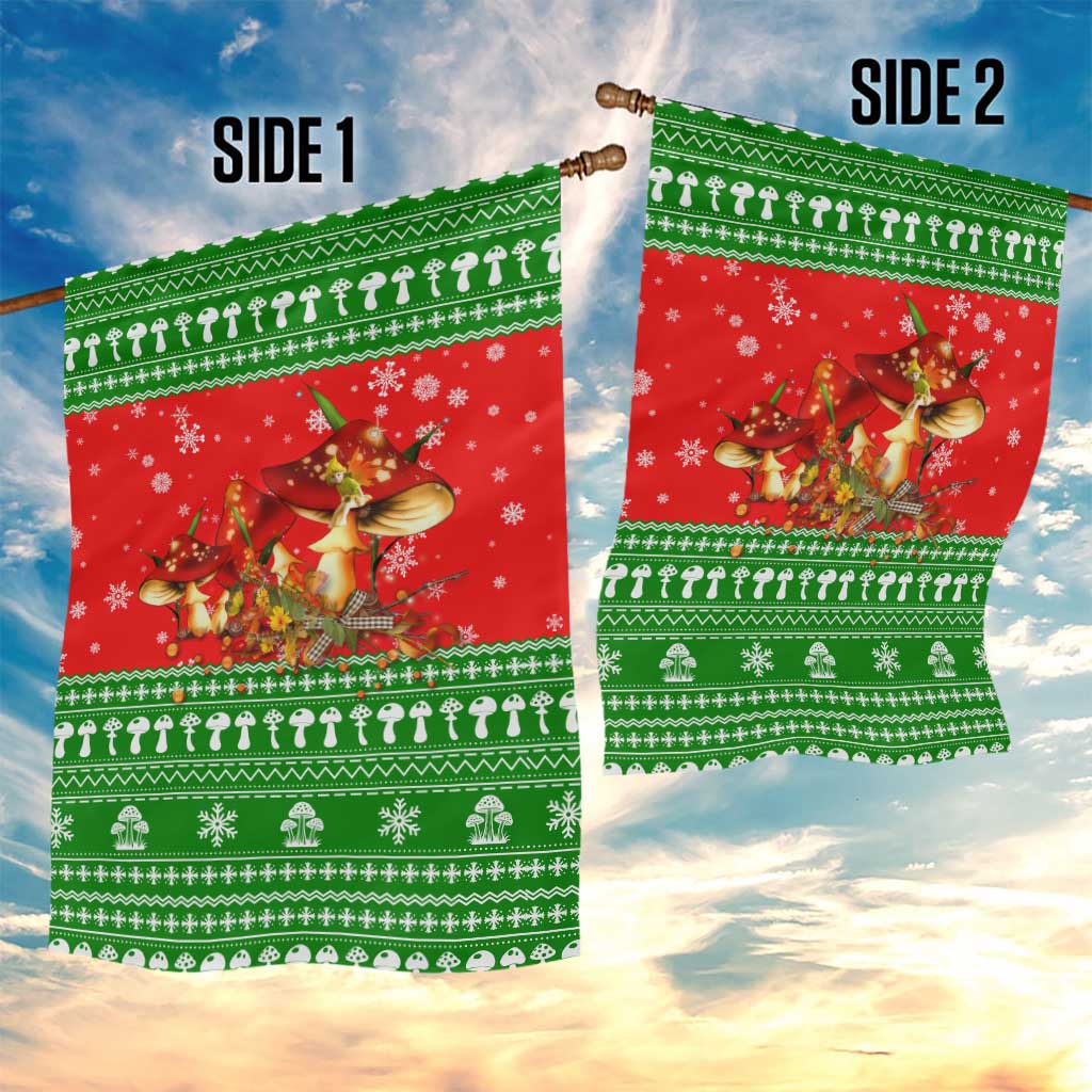 Amazing Mushroom Christmas Yall Christmas Garden Flag Xmas Holiday Patterns - Wonder Print Shop