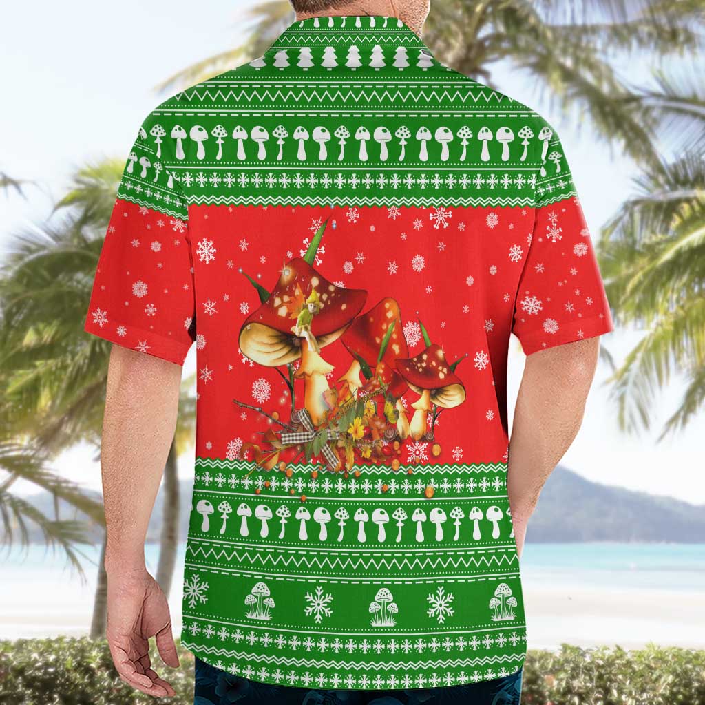 Amazing Mushroom Christmas Yall Christmas Hawaiian Shirt Xmas Holiday Patterns - Wonder Print Shop