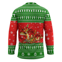 Amazing Mushroom Christmas Yall Christmas Hockey Jersey Xmas Holiday Patterns - Wonder Print Shop