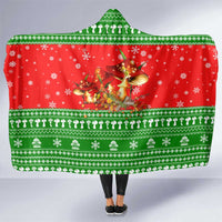 Amazing Mushroom Christmas Yall Christmas Hooded Blanket Xmas Holiday Patterns - Wonder Print Shop