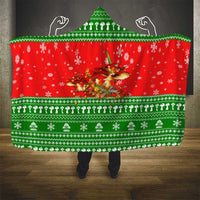 Amazing Mushroom Christmas Yall Christmas Hooded Blanket Xmas Holiday Patterns - Wonder Print Shop
