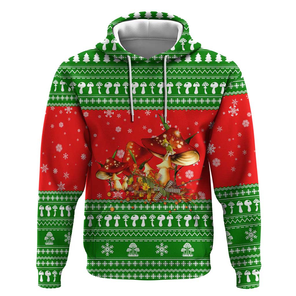Amazing Mushroom Christmas Yall Christmas Hoodie Xmas Holiday Patterns - Wonder Print Shop
