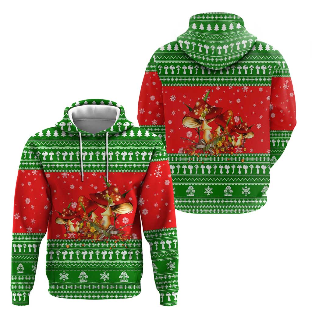 Amazing Mushroom Christmas Yall Christmas Hoodie Xmas Holiday Patterns - Wonder Print Shop