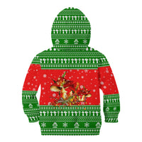 Amazing Mushroom Christmas Yall Christmas Kid Hoodie Xmas Holiday Patterns - Wonder Print Shop
