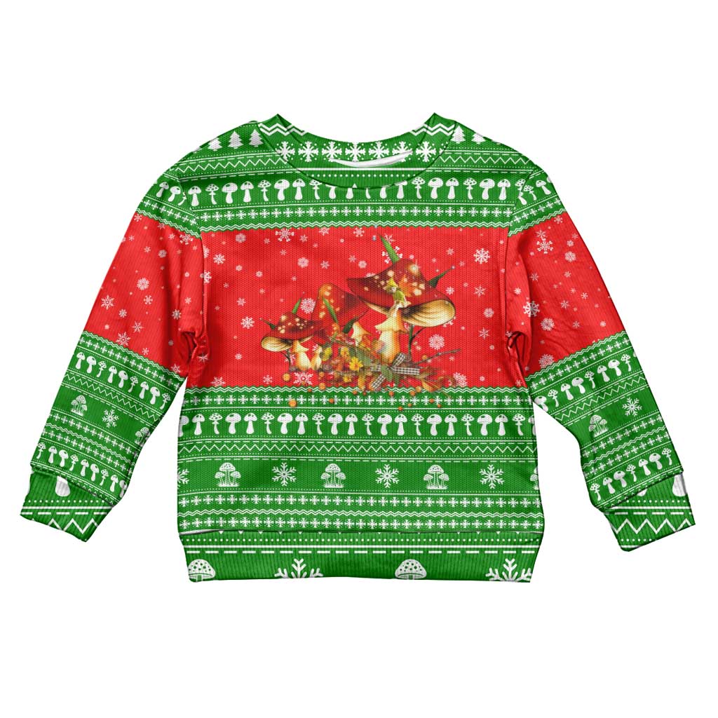 Amazing Mushroom Christmas Yall Christmas Kid Ugly Christmas Sweater Xmas Holiday Patterns - Wonder Print Shop