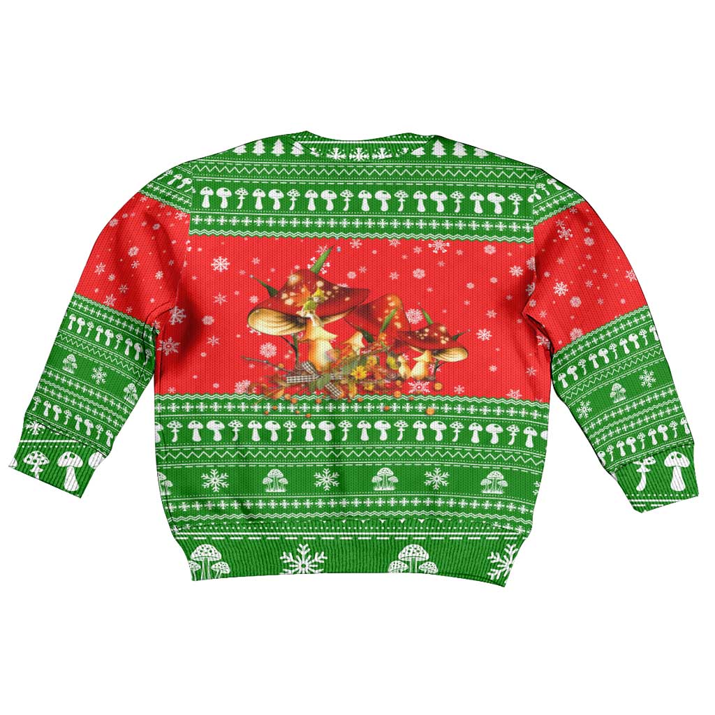 Amazing Mushroom Christmas Yall Christmas Kid Ugly Christmas Sweater Xmas Holiday Patterns - Wonder Print Shop