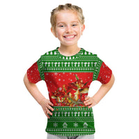 Amazing Mushroom Christmas Yall Christmas Kid T Shirt Xmas Holiday Patterns - Wonder Print Shop