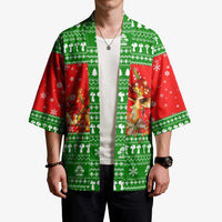 Amazing Mushroom Christmas Yall Christmas Kimono Xmas Holiday Patterns - Wonder Print Shop