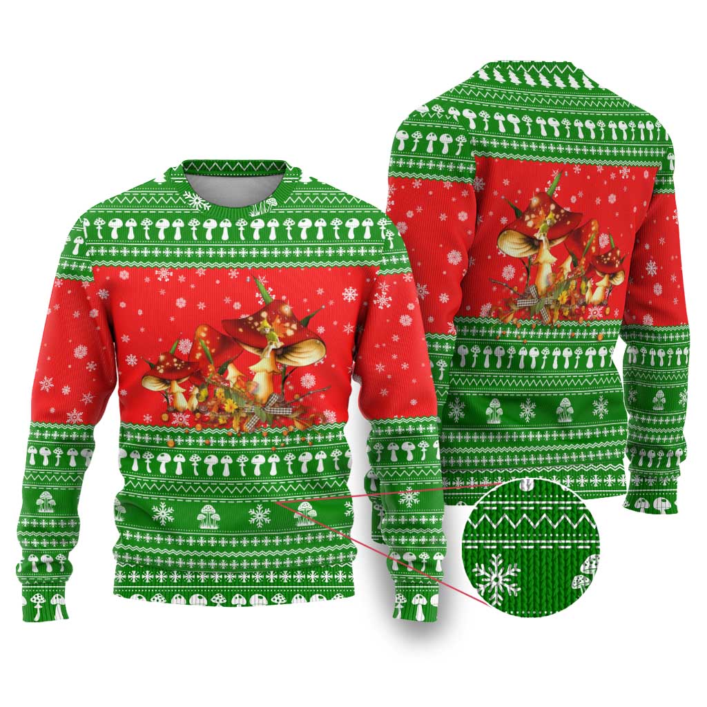 Amazing Mushroom Christmas Yall Christmas Ugly Christmas Sweater Xmas Holiday Patterns - Wonder Print Shop