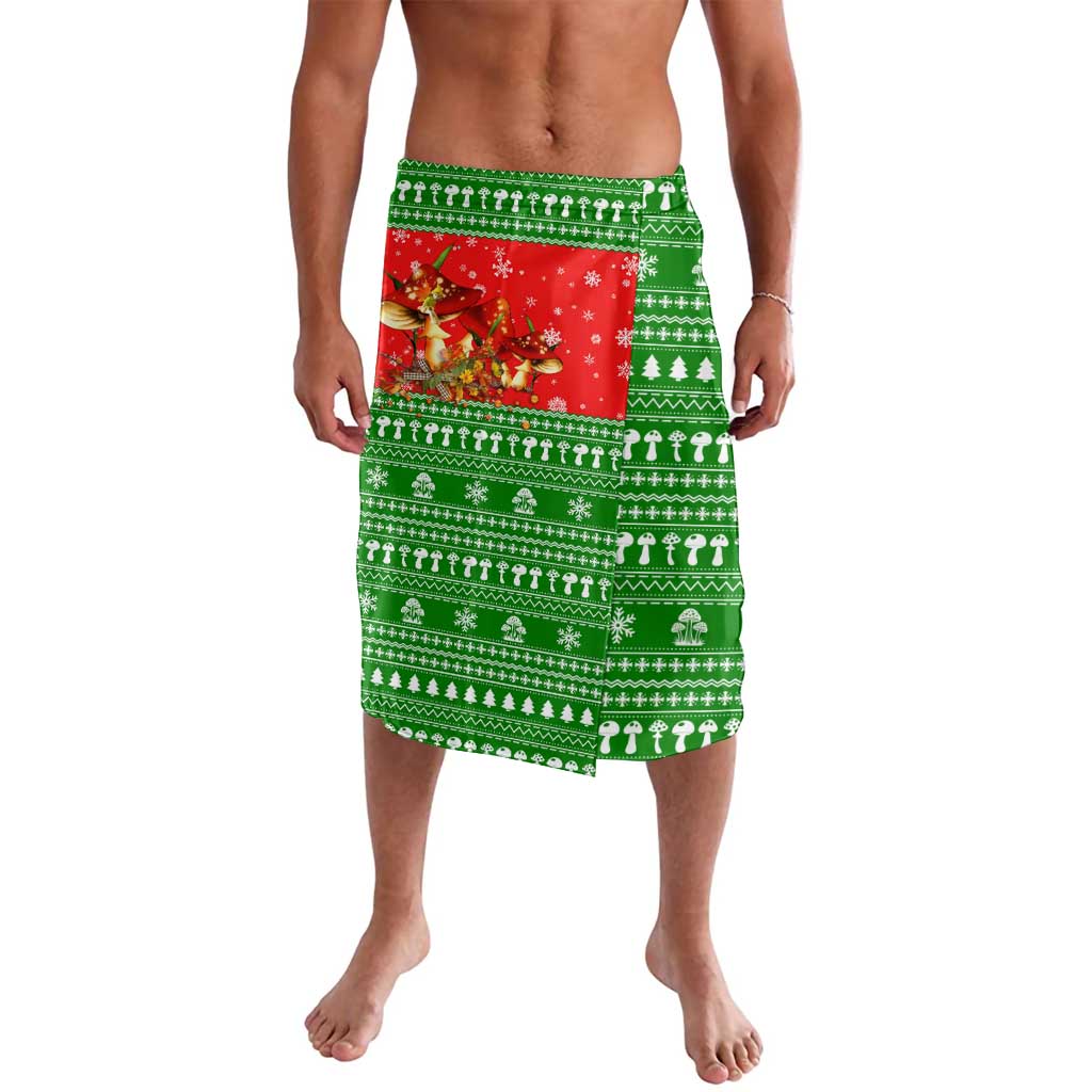 Amazing Mushroom Christmas Yall Christmas Lavalava Xmas Holiday Patterns - Wonder Print Shop