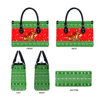 Amazing Mushroom Christmas Yall Christmas Leather Bag Xmas Holiday Patterns - Wonder Print Shop