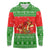 Amazing Mushroom Christmas Yall Christmas Long Sleeve Polo Shirt Xmas Holiday Patterns - Wonder Print Shop