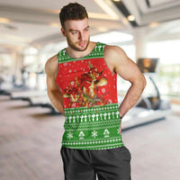 Amazing Mushroom Christmas Yall Christmas Men Tank Top Xmas Holiday Patterns - Wonder Print Shop