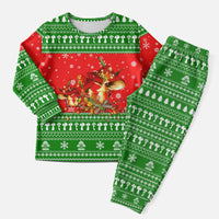 Amazing Mushroom Christmas Yall Christmas Pajama Set Xmas Holiday Patterns - Wonder Print Shop
