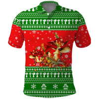 Amazing Mushroom Christmas Yall Christmas Polo Shirt Xmas Holiday Patterns - Wonder Print Shop