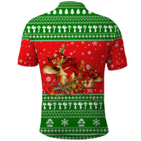 Amazing Mushroom Christmas Yall Christmas Polo Shirt Xmas Holiday Patterns - Wonder Print Shop