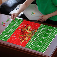Amazing Mushroom Christmas Yall Christmas Puzzle Xmas Holiday Patterns - Wonder Print Shop