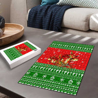 Amazing Mushroom Christmas Yall Christmas Puzzle Xmas Holiday Patterns - Wonder Print Shop