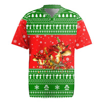Amazing Mushroom Christmas Yall Christmas Rugby Jersey Xmas Holiday Patterns - Wonder Print Shop