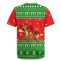 Amazing Mushroom Christmas Yall Christmas Rugby Jersey Xmas Holiday Patterns - Wonder Print Shop