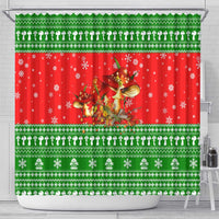 Amazing Mushroom Christmas Yall Christmas Shower Curtain Xmas Holiday Patterns - Wonder Print Shop