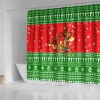 Amazing Mushroom Christmas Yall Christmas Shower Curtain Xmas Holiday Patterns - Wonder Print Shop