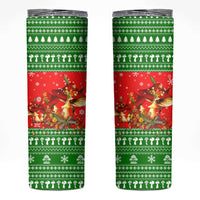 Amazing Mushroom Christmas Yall Christmas Skinny Tumbler Xmas Holiday Patterns - Wonder Print Shop