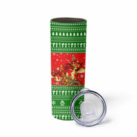 Amazing Mushroom Christmas Yall Christmas Skinny Tumbler Xmas Holiday Patterns - Wonder Print Shop