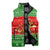 Amazing Mushroom Christmas Yall Christmas Sleeveless Puffer Jacket Xmas Holiday Patterns - Wonder Print Shop