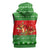 Amazing Mushroom Christmas Yall Christmas Sleeveless Zip Hoodie Xmas Holiday Patterns - Wonder Print Shop