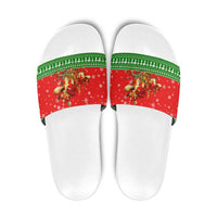 Amazing Mushroom Christmas Yall Christmas Slide Sandals Xmas Holiday Patterns - Wonder Print Shop