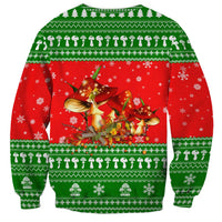 Amazing Mushroom Christmas Yall Christmas Sweatshirt Xmas Holiday Patterns - Wonder Print Shop
