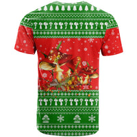 Amazing Mushroom Christmas Yall Christmas T Shirt Xmas Holiday Patterns - Wonder Print Shop